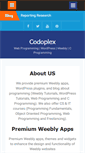 Mobile Screenshot of codoplex.com